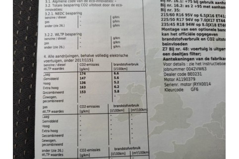 2019 Opel Zafira, Dyzelinas