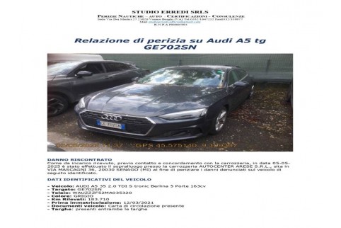 2021 Audi A5 Sportback, Dyzelinas