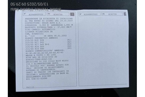2020 Skoda Karoq, Dyzelinas