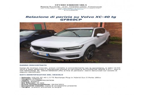 2021 Volvo XC 40, Benzinas / Elektra