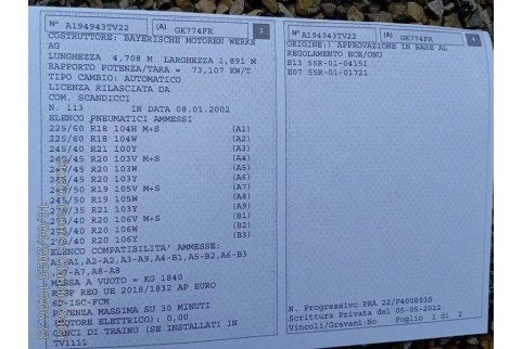 2022 BMW X3, Dyzelinas